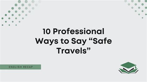 safe travels synonym